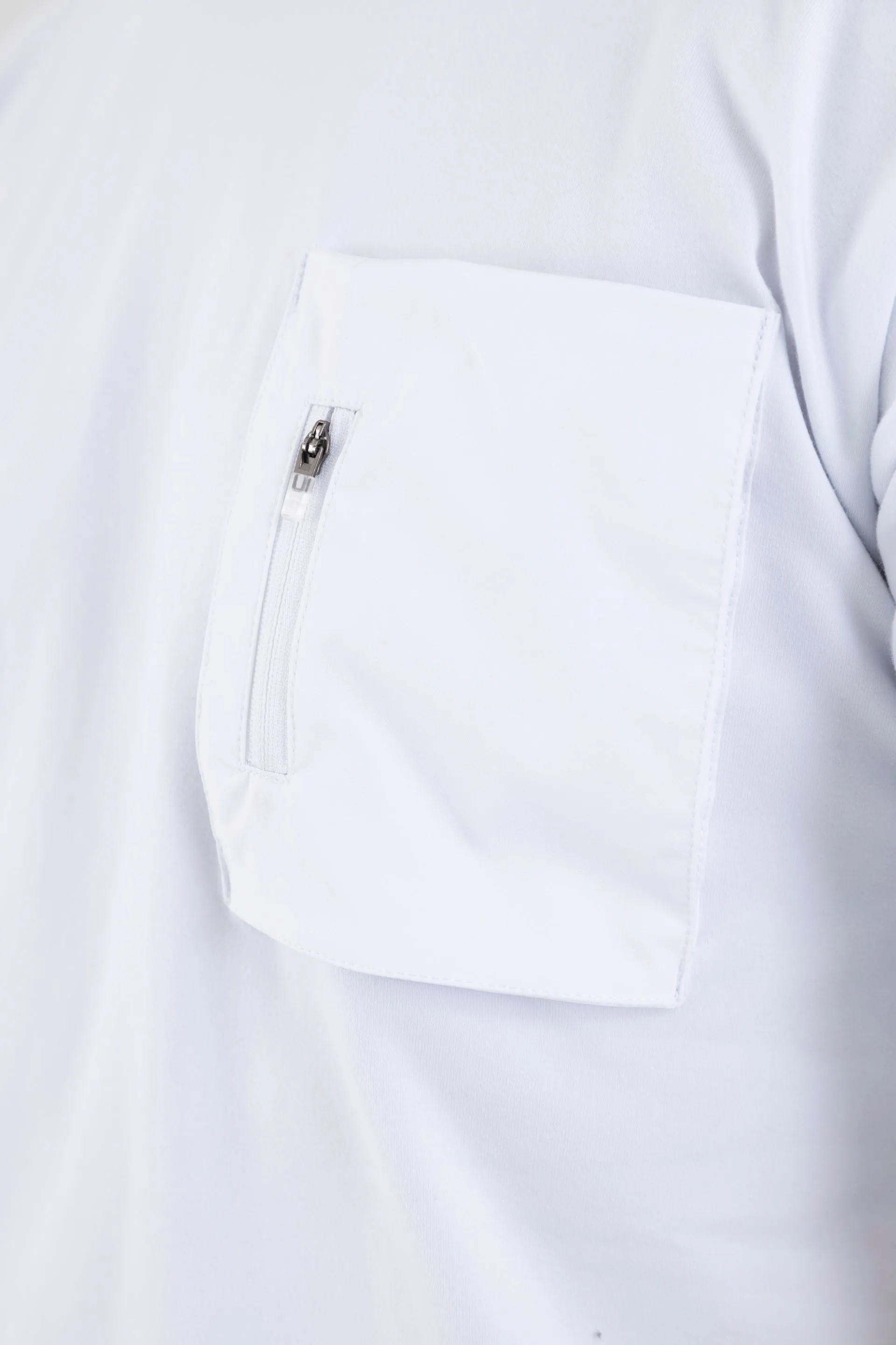 T-Shirt With Pocket (White)