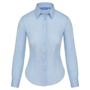 The Essential L/S Blouse | Sky