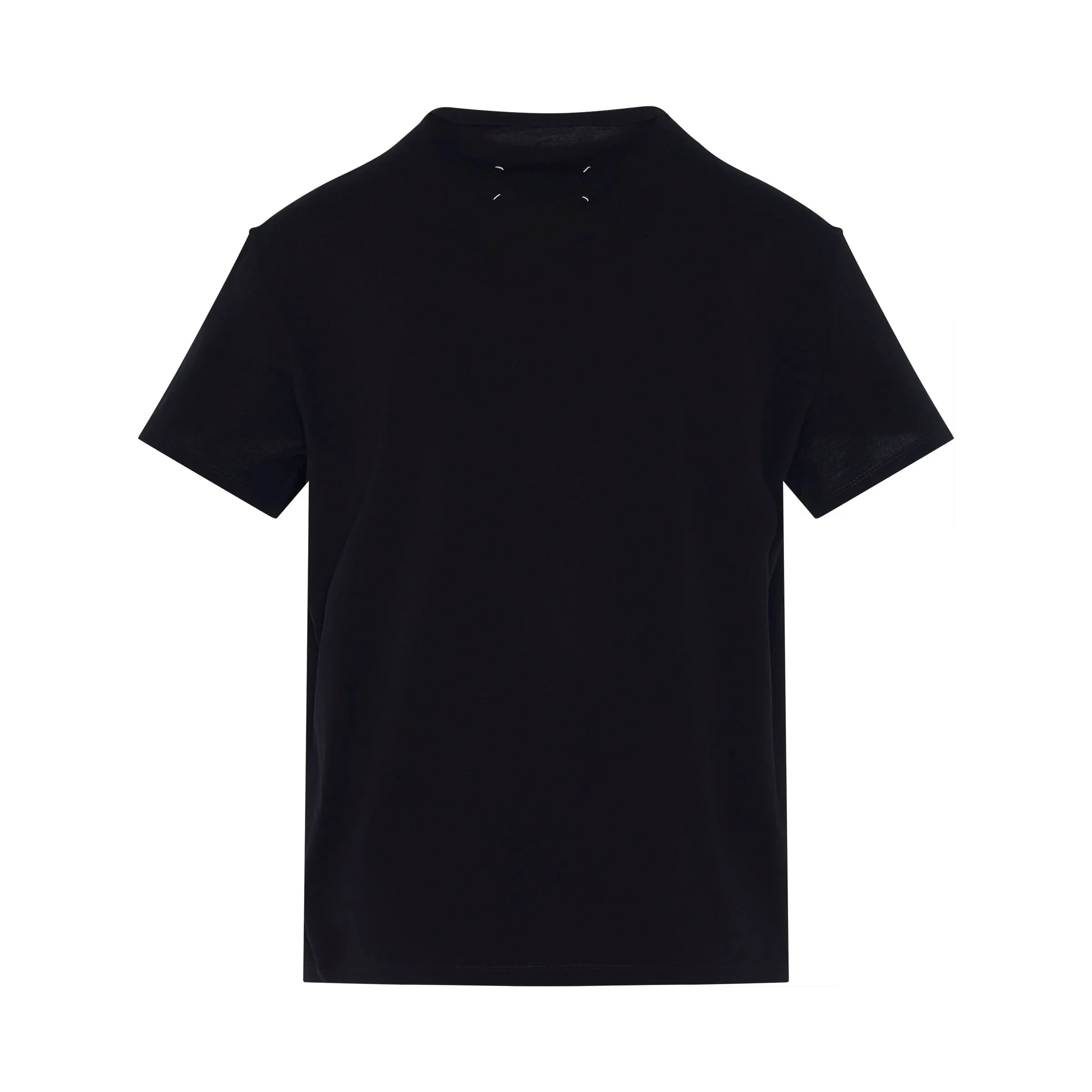 Upside Down Logo T-Shirt in Black