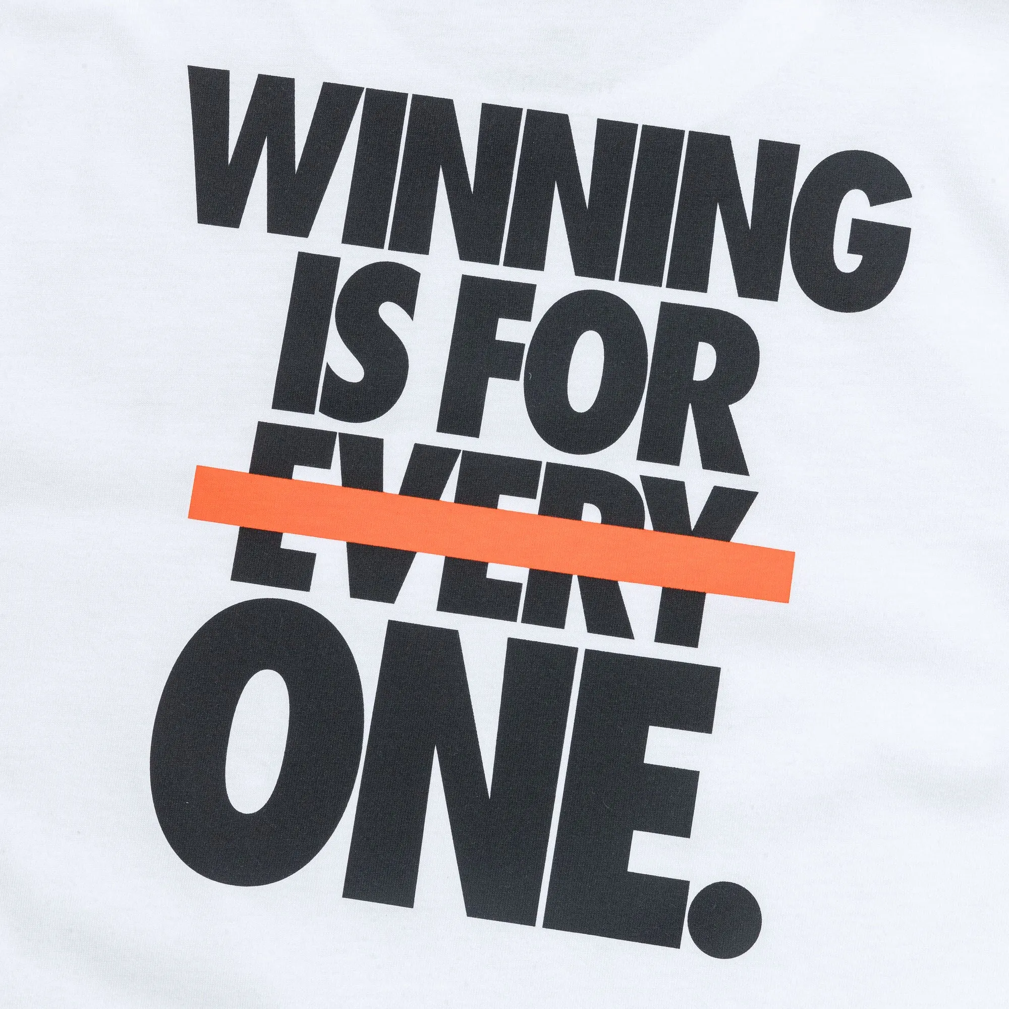 Womens Winning One Tee QS - White